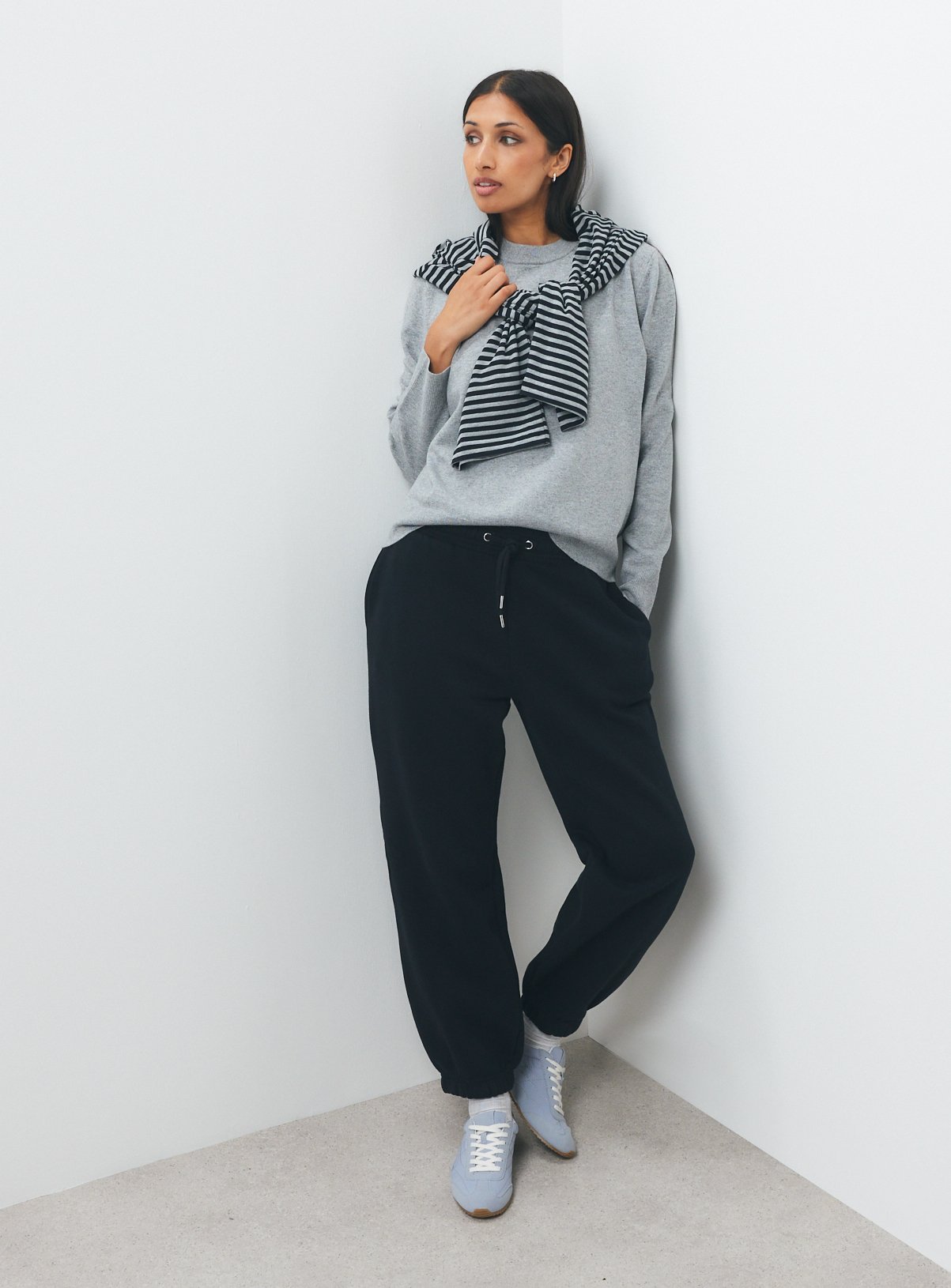 Black & Grey Tapered Joggers 2-Pack XXL - Image 2 thumbnail